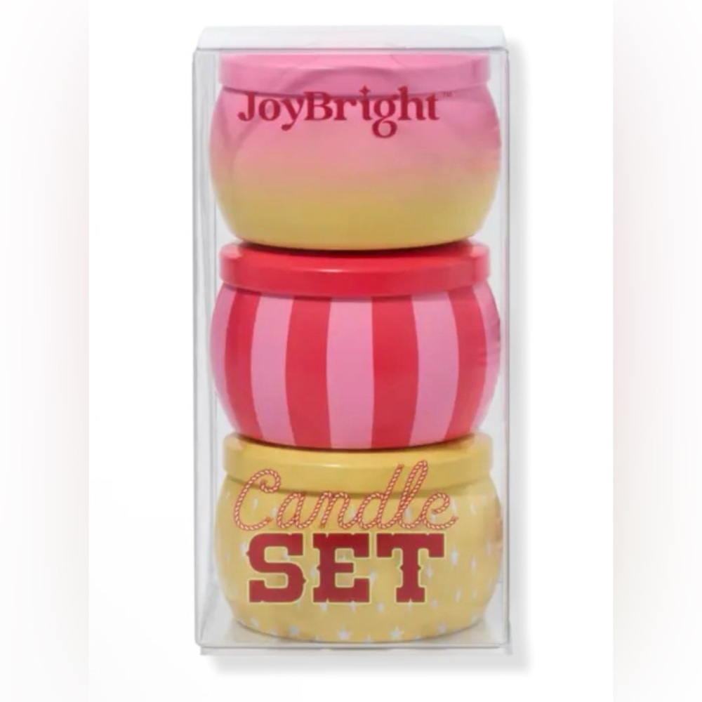 Ulta JoyBright Pink & Yellow Candle Set